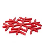 Napron din silicon - fulg de nea - roșu - 17 cm Best CarHome