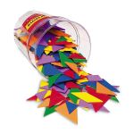 Tangram in 6 culori PlayLearn Toys