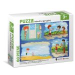 Puzzle - Adevarul gol-golut (60 piese) PlayLearn Toys