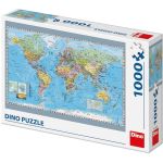 Puzzle - Harta politica a lumii (1000 piese) PlayLearn Toys
