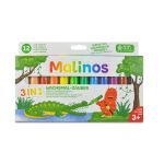 Set creioane retractabile - 12 culori PlayLearn Toys