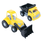 Camion si excavator PlayLearn Toys