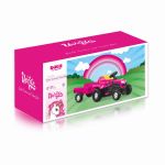 Tractor cu pedale si remorca - Unicorn PlayLearn Toys