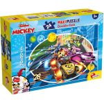 Puzzle de colorat - Mickey in cursa (24 piese) PlayLearn Toys