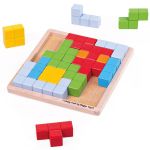 Joc de logica - Puzzle colorat PlayLearn Toys