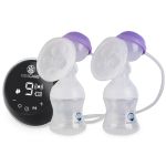 Pompa de san electrica dubla cu acumulator, cu functie de masaj si 15 niveluri de aspiratie Kidscare KC134 for Your BabyKids