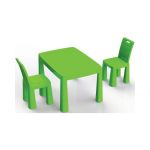 Set masa copii si scaune MyKids 0468/2 Verde GreatGoods Plaything