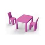 Set masa copii si scaune MyKids 0468/3 Roz GreatGoods Plaything