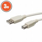 Cablu USB 2.0 fisa A - fisa B 3m Best CarHome
