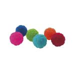 Set 6 mingiute colorate educative din cauciuc natural, 10 cm, Rubbabu EduKinder World
