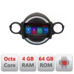 Navigatie dedicata Mini 2007-2011 Octa Core cu Android Radio Bluetooth Internet GPS WIFI DSP 4+64GB 4G Kit-mini-01+EDT-E509-PRO CarStore Technology