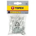 Set 50 buc. nituri de aluminiu 4 x 16 mm TOPEX 43E404 HardWork ToolsRange