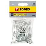 Set 50 buc. nituri de aluminiu 4,8 x 12,5 mm TOPEX 43E503 HardWork ToolsRange