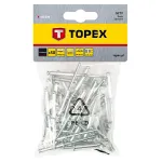 Set 50 buc. nituri de aluminiu 4,8 x 28 mm TOPEX 43E509 HardWork ToolsRange