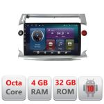 Navigatie dedicata Citroen C4 C-088 Octa Core cu Android Radio Bluetooth Internet GPS WIFI 4+32GB CarStore Technology