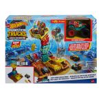 HOT WHEELS MONSTER TRUCK ARENA SMASHERS PROVOCAREA SARITURA CU MASINA SuperHeroes ToysZone