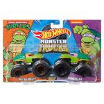MONSTER TRUCK SET 2 MASINI SCARA 1 LA 64 MICHELANGELO SI DONATELLO SuperHeroes ToysZone