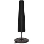 Husa pentru umbrela de gradina, Springos, cu fermoar, negru, 265x70 cm GartenVIP DiyLine