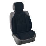 Husa scaun Sporting cu suport lombar 1buc - Negru Garage AutoRide