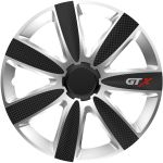 Set capace roti auto Cridem GTX Carbon 4buc - Argintiu/Negru - 15'' Garage AutoRide