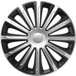 Set capace roti auto Cridem Trend 4buc - Argintiu/Negru - 13'' Garage AutoRide