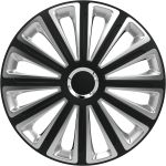 Set capace roti auto Cridem Trend RC 4buc - Negru/Argintiu - 14'' Garage AutoRide