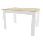 Masa pentru sufragerie/living, Artool, lemn, stejar sonoma si alb, 120x80x75 cm GartenVIP DiyLine