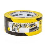 Banda avertizare adeziva, 50 mm x 33 m, galben-negru, Beorol GartenVIP DiyLine