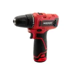 Masina de gaurit, insurubat (bormasina), cu acumulator 1.5 Ah, incarcator 12 V Li-ion, trusa cu varfuri si burghie, mandrina automata 0.8-10 mm, Worcraft  GartenVIP DiyLine