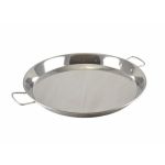 Tigaie pentru paella, rotunda, inox, cu manere, 40.5 cm, Perfect Home  GartenVIP DiyLine