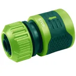 Cupla rapida, cu stop, bimaterial, 1/2" - 5/8", Verto GartenVIP DiyLine