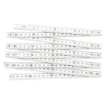 Metru tamplar din plastic alb, 2 m, Strend Pro GartenVIP DiyLine