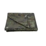 Prelata impermeabila cu inele, 7.9x11.9 m, PE, 80 g/mp, camuflaj, 96 mp GartenVIP DiyLine