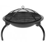 Gratar gradina, grill rotund, metal, 54x25 cm, Homefire BBQ GartenVIP DiyLine