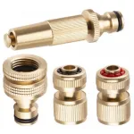 Set de stropit, duza furtun cu accesorii, 4 piese, alama, 1/2", Strend Pro GartenVIP DiyLine