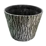 Ghiveci decorativ gradina model scoarta copac 38cm GartenVIP DiyLine