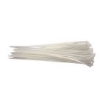 Coliere (fasete) plastic albe 2.5x150 mm, set 100 buc, Beorol GartenVIP DiyLine
