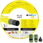 Furtun de gradina, 3 straturi, + cadou 2 cuple, 1 adaptor, 3/4", 25 m, Cellfast Plus GartenVIP DiyLine