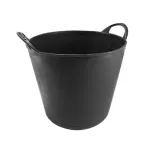 Galeata pentru constructii, rotunda, flexibila, neagra, 55 L, Artool  GartenVIP DiyLine