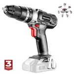 Masina de gaurit, insurubat (bormasina), cu percutie, 18V Li-ion (acumulator neinclus), mandrina 1.5 - 13 mm, Graphite Energy GartenVIP DiyLine