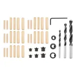 Imbinari, burghie, dibluri, pentru lemn, set 43 piese, Verto  GartenVIP DiyLine