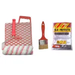 Set accesorii pentru zugravit - rola cu gratar, pensula, folie GartenVIP DiyLine