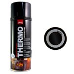 Vopsea spray acrilic rezistent la temperatura 600 grade, negru-Black Nero 400ml GartenVIP DiyLine