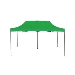 Pavilion pentru gradina/comercial, cadru metalic, pliabil, verde, 6x3x3 m, Elvis GartenVIP DiyLine