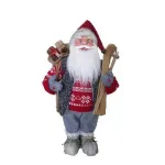 Decoratiune, Mos Craciun cu schiuri, 45 cm GartenVIP DiyLine