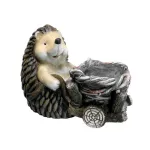 Decoratiune gradina, ceramica, arici cu cos, 37.5x21x27 cm  GartenVIP DiyLine