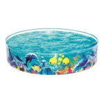 Piscina PVC pentru copii, rotunda, transparenta, 183x38 cm, Bestway Odyssey GartenVIP DiyLine