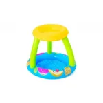 Piscina gonflabila pentru copii, rotunda, cu acoperis, albastru, 94x89x79 cm, Bestway Fruit GartenVIP DiyLine