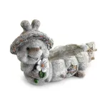 Decoratiune gradina, ceramica, omida cu ghiveci, 47x23x28 cm GartenVIP DiyLine