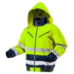Geaca de lucru, reflectorizanta, cu izolatie, impermeabila, model Visibility, marimea M/50, NEO GartenVIP DiyLine